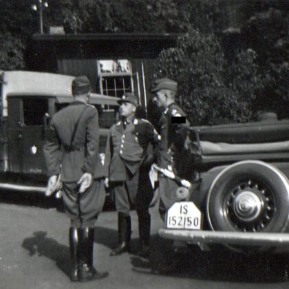 Arbeitsgführer Erich Schröder u. Oberfeldmeister Eicke