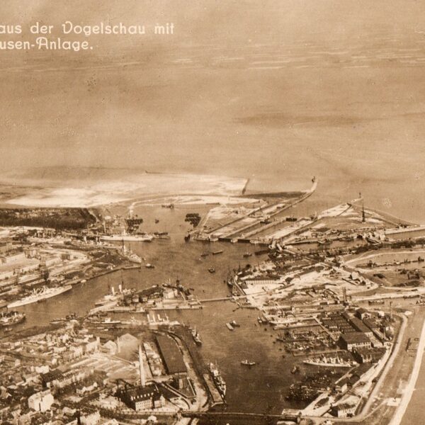 Aus der Vogelsch mit Schleusen-Anlage ca. 1930