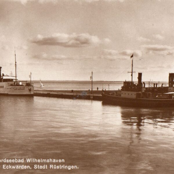 Dampfer Eckwarden, Stad Rüstringen 1933
