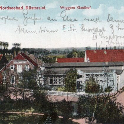 Gruß aus Nordseebad Rüstersiel - Wiggers Gasthof