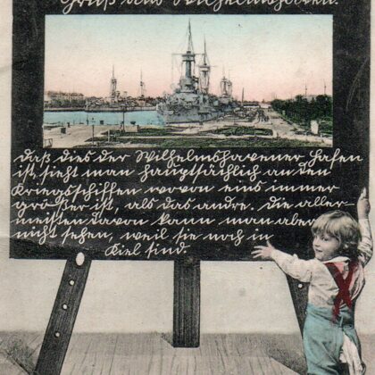 Gruß aus Wilhelmshaven 1906