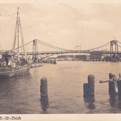 K.-W-Brücke + Fischkutter Planet 1947