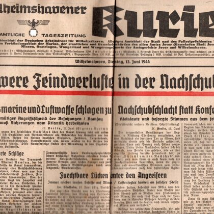 Wilhelmshavener  Kurier 13.06.1944