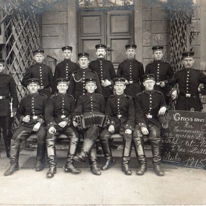 6. F.A.Reg 68 I. Ers.Battarie Stube 28 Riesa 1915