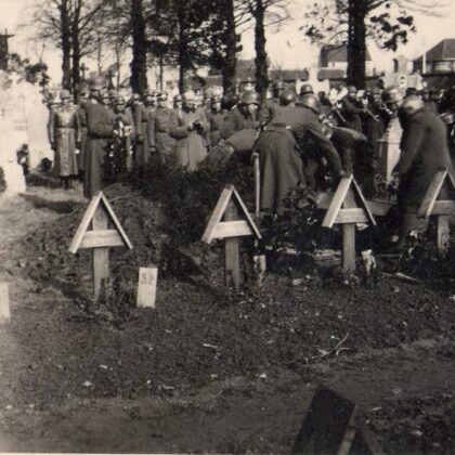 Beerdigung auf unbekanntem Friedhof