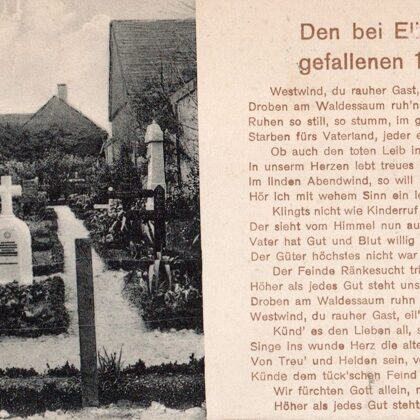 Den bei Elimcourt gefallenen 163ern