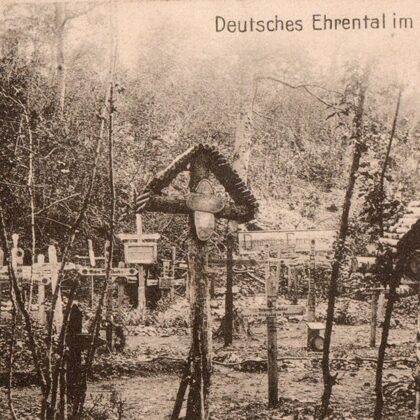 Deutsches Ehrental im Priesterwalde 1916