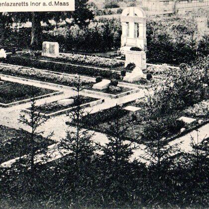 Friedhof des Seuchenlazaretts Inor a. d. Maas 1914