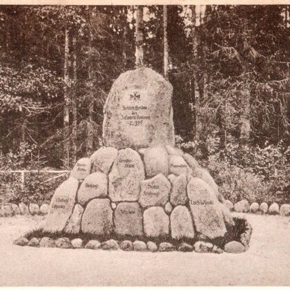 Gedenkstein Infantrie Regiment 332