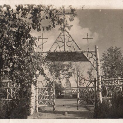 Heldenfriedhof in Russland 1917