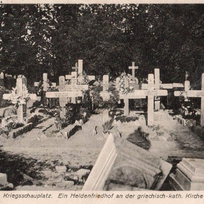 Heldfriedhof in Kibarty 1916 