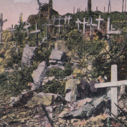 Jägerfriedhof am Hartmannswellenkopf Vogesen 1917