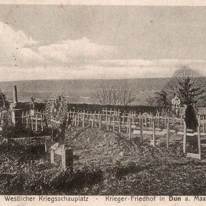 Krieger-Friedhof in Dun a. Maas 1915