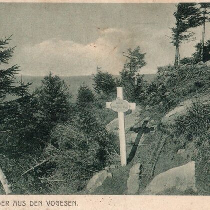 Kriegsgräber in den Vogesen 1916 