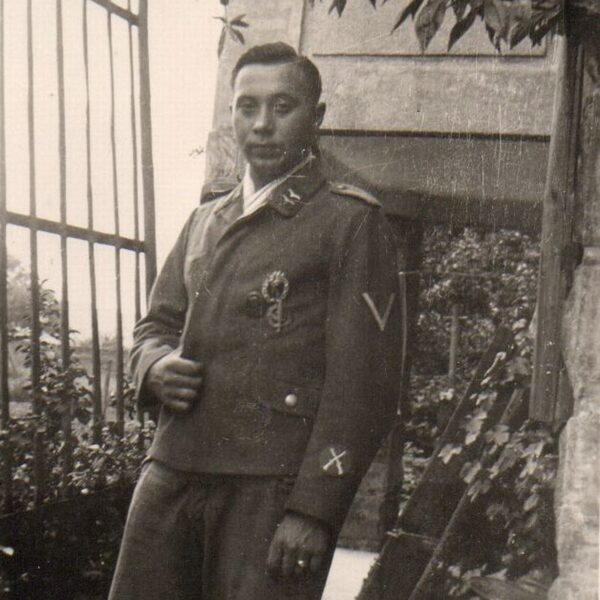 Luftwaffengefreiter mit Infantriesturmabzeichen