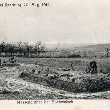 Massengräber bei Hochwalsch 1915 
