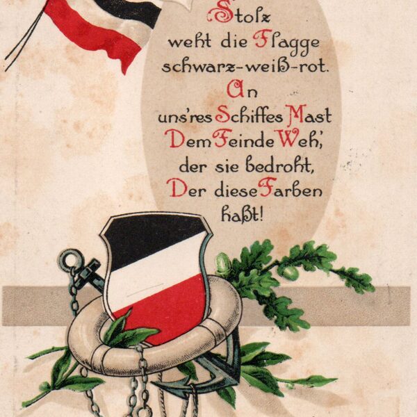Stolz weht die Flagge 1915