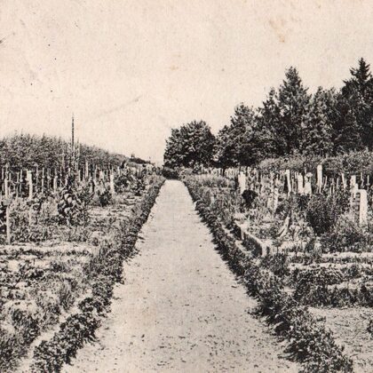 Unbekannter Friedhof 1917 