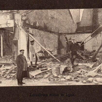 Zerstörtes Haus in Lyek