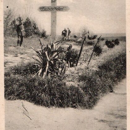 92 Deutsche Krieger bei Bethincourt von Verdun