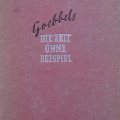 Die Zeit ohne Beispiel