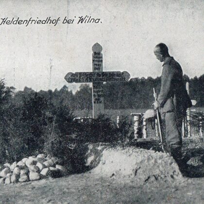 Deutscher Heldenfriedhof bei Wilna 1916