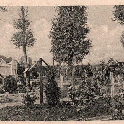 unbekannter Friedhof in Frankreich 1915