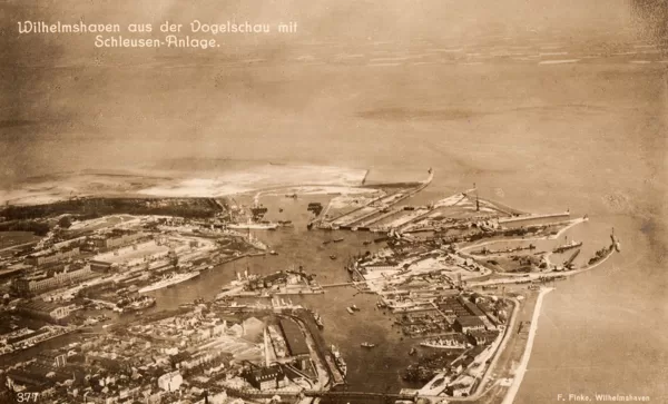 Aus der Vogelsch mit Schleusen-Anlage ca. 1930