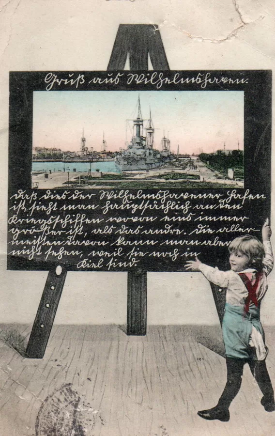 Gruß aus Wilhelmshaven 1906