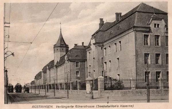 Verlängerte Gökerstrasse Seebataillons Kaserne