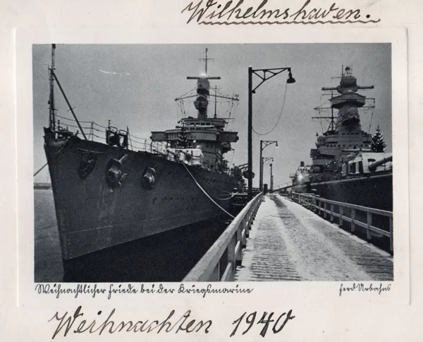 Weihnachtlicher Frieden bei der Kriegsmarine 1940