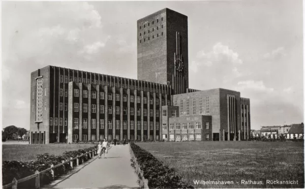 Rückansicht Rathaus 1940