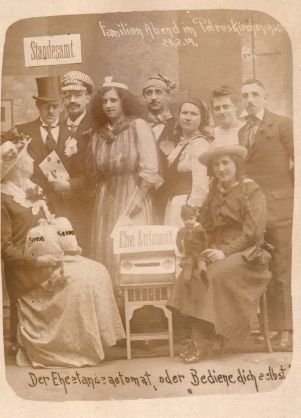 Familien Abend im Petruskirchenchor 23.02.1919