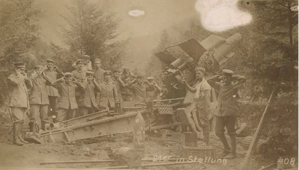21er in Stellung Vogesen 07.08.1916