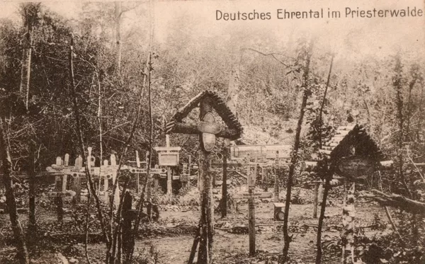 Deutsches Ehrental im Priesterwalde 1916
