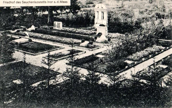 Friedhof des Seuchenlazaretts Inor a. d. Maas 1914
