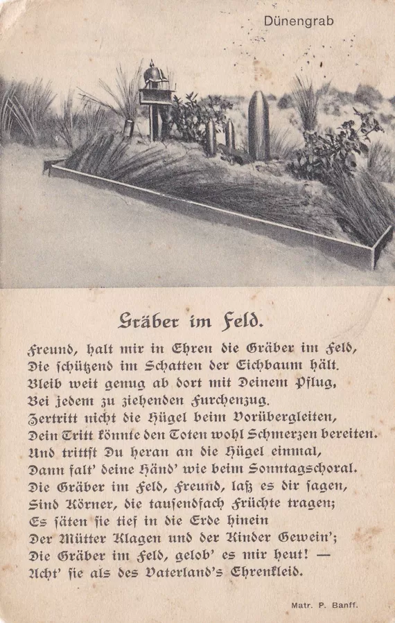 Gräber im Feld