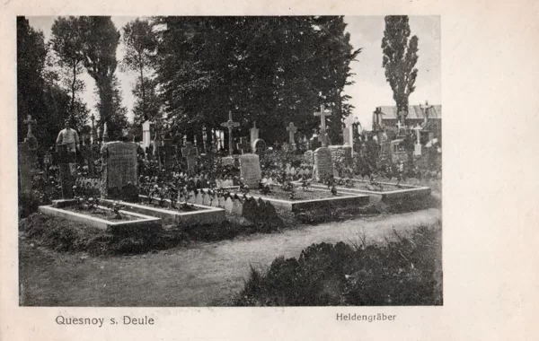 Heldengräber Quesnoy s. Deule 1915