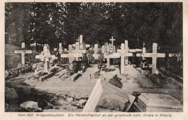 Heldfriedhof in Kibarty 1916 