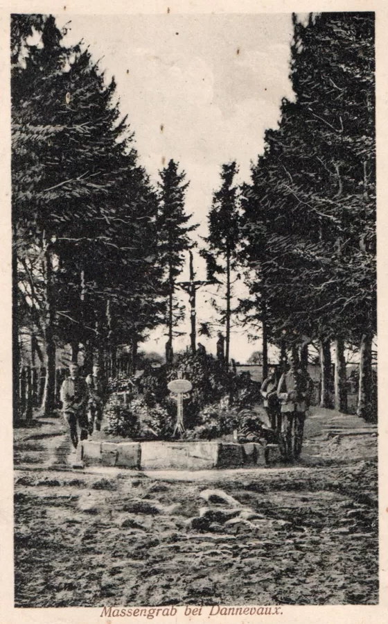 Massengrab bei Dannevaux 1916