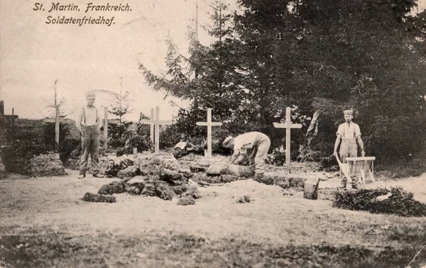 Soldatenfriedhof St. Martin - Frankreich 1916 
