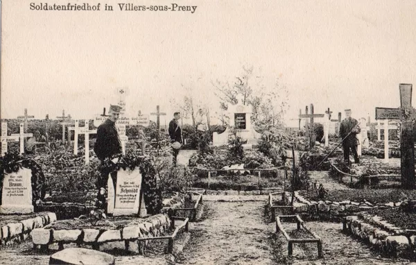 Soldatenfriedhof in Villers-sous-Preny