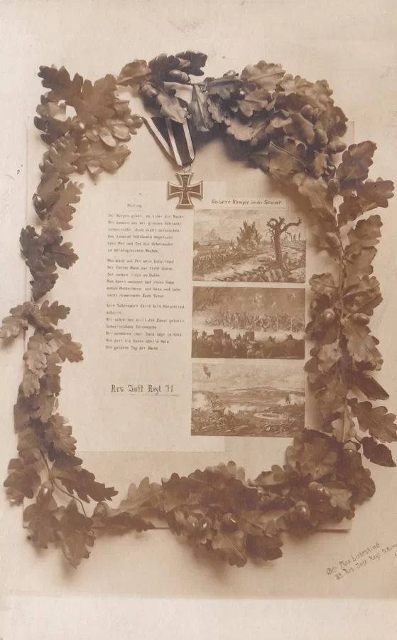 Unsere Kämpfe an der Somme Res Inft Regt 71 - 1917