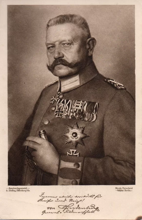 Wohlfahrtskarte Hindenburg