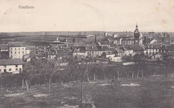 Conflans Originalaufnahme vom westlichen Kriegsschauplatz Nr. 131 v.1916