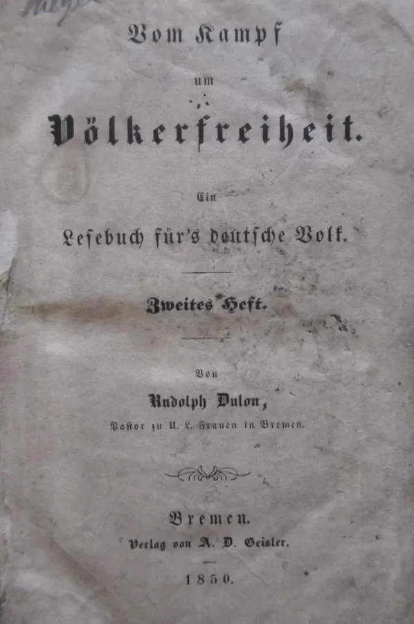 Vom Kamp um Völkerfreiheit