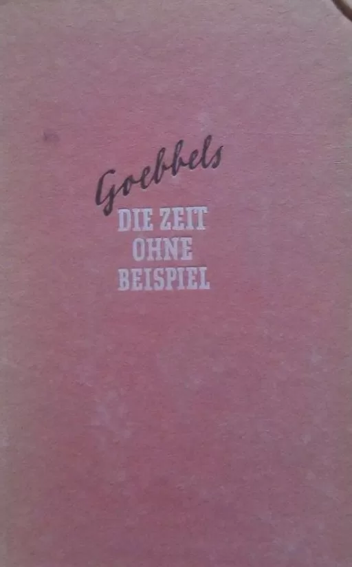 Die Zeit ohne Beispiel