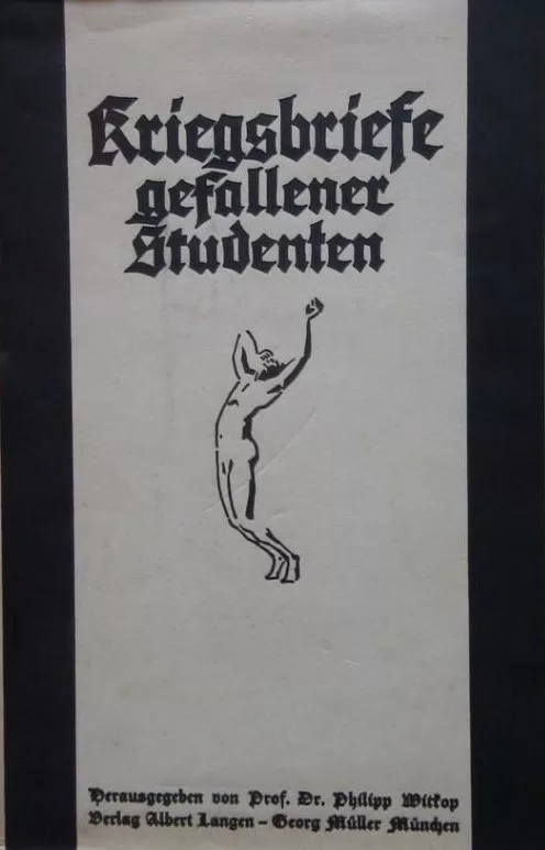 Kriegsbrief gefallener Studenten