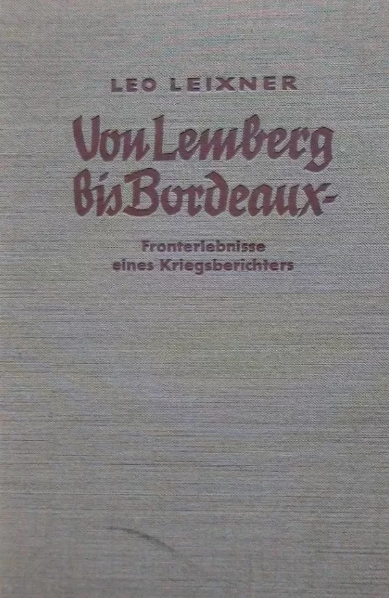 Von Lemberg bis Bordeaux