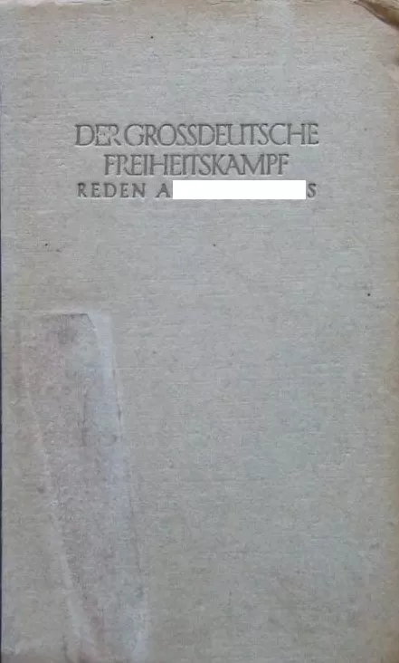 Der grossdeutsche Freiheitkampf